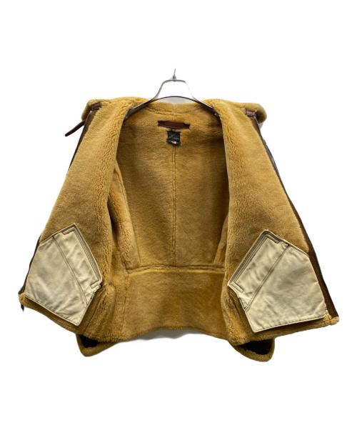 THE REAL McCOY'S（ザ・リアルマッコイズ）THE REAL McCOY'S (ザ・リアルマッコイズ) TYPE B-6 ムートンフライトジャケット ブラウン サイズ:38Rの古着・服飾アイテム