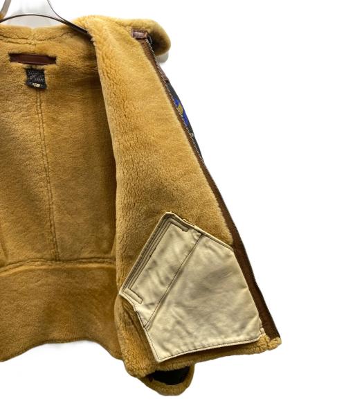 THE REAL McCOY'S（ザ・リアルマッコイズ）THE REAL McCOY'S (ザ・リアルマッコイズ) TYPE B-6 ムートンフライトジャケット ブラウン サイズ:38Rの古着・服飾アイテム