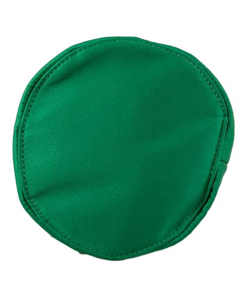 GANNI（ガニー）Ganni (ガニー) Occasion Top Handle Knot Bag 巾着ショルダーバッグ グリーンの古着・服飾アイテム