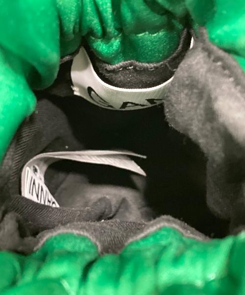 GANNI（ガニー）Ganni (ガニー) Occasion Top Handle Knot Bag 巾着ショルダーバッグ グリーンの古着・服飾アイテム