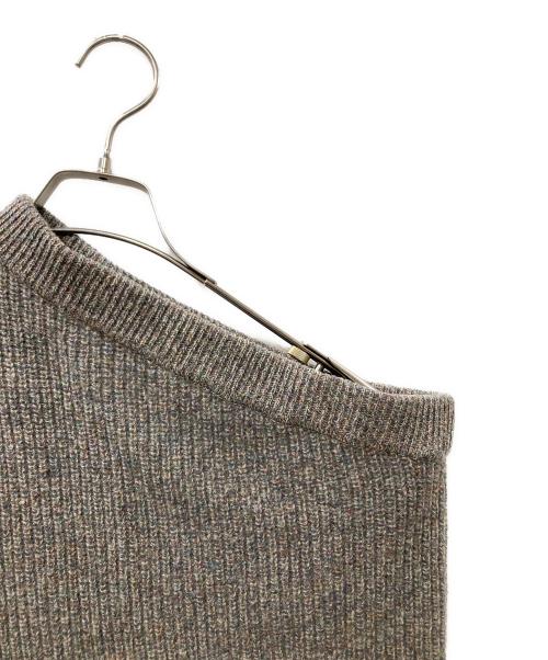 FUMIE=TANAKA（フミエタナカ）FUMIE=TANAKA (フミエタナカ) asymmetry rib VE ニットベスト マルチカラー サイズ:1の古着・服飾アイテム