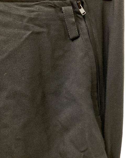 LIMI feu（リミフゥ）LIMI feu (リミフゥ) TWILL KNOT DETAIL SKIRT 変形ドレープロングスカート ブラック サイズ:FREEの古着・服飾アイテム