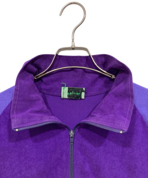 PUMA（プーマ）PUMA (プーマ) 80～90s ベロアジャケット パープル×グリーン サイズ:5の古着・服飾アイテム