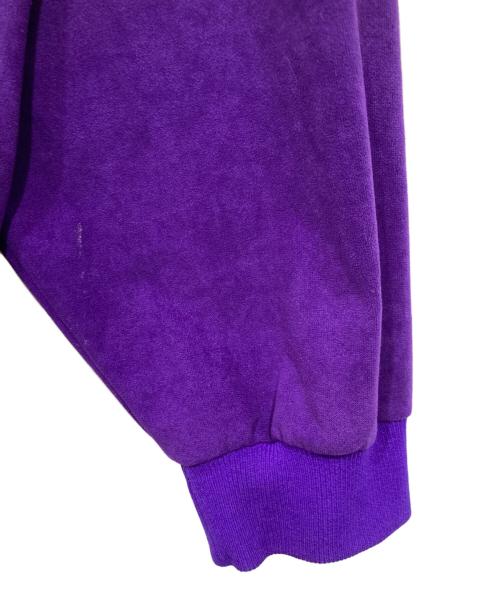 PUMA（プーマ）PUMA (プーマ) 80～90s ベロアジャケット パープル×グリーン サイズ:5の古着・服飾アイテム