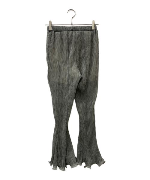 MAISON SPECIAL（メゾンスペシャル）MAISON SPECIAL (メゾンスペシャル) Ruffle Hem Flare Pants グレー サイズ:36 未使用品の古着・服飾アイテム