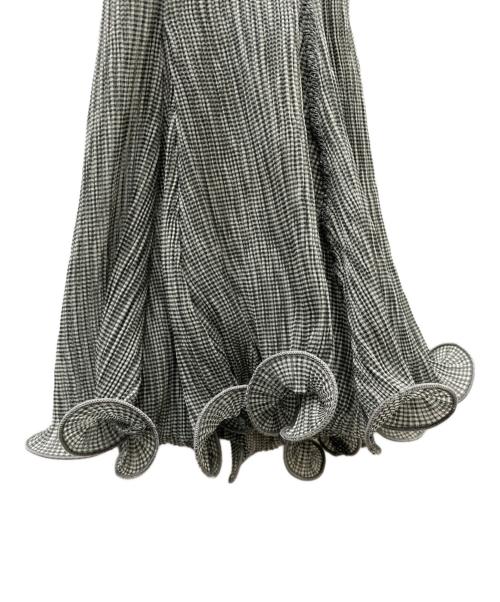 MAISON SPECIAL（メゾンスペシャル）MAISON SPECIAL (メゾンスペシャル) Ruffle Hem Flare Pants グレー サイズ:36 未使用品の古着・服飾アイテム