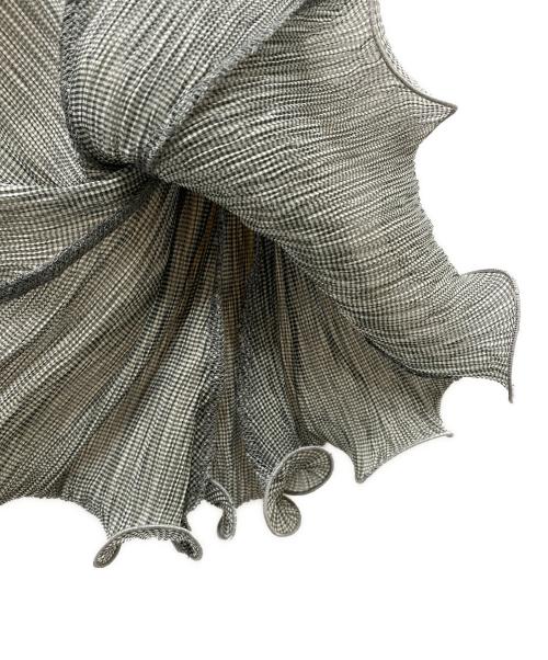 MAISON SPECIAL（メゾンスペシャル）MAISON SPECIAL (メゾンスペシャル) Ruffle Hem Flare Pants グレー サイズ:36 未使用品の古着・服飾アイテム