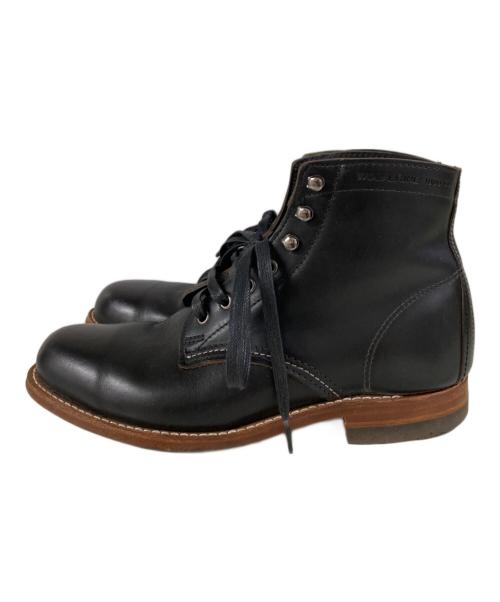 WOLVERINE（ウルヴァリン）WOLVERINE (ウルヴァリン) ROCKFORD 1000 MILE BOOT/1000マイル ブーツ ブラック サイズ:7.5の古着・服飾アイテム