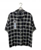 WIND AND SEAウィンダンシー）の古着「Koichiro Takagi 半袖シャツ」｜ブラック