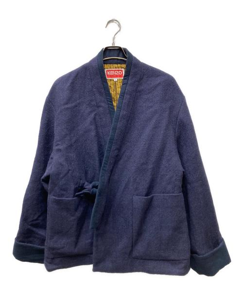 KENZO（ケンゾー）KENZO (ケンゾー) KIMONO COAT キモノコート ネイビー サイズ:Sの古着・服飾アイテム