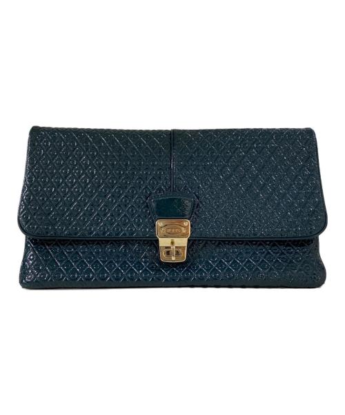 TOD'S（トッズ）TOD'S (トッズ) エナメルクラッチバッグ グリーン サイズ:OneSizeの古着・服飾アイテム