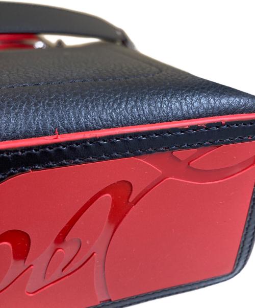 Christian Louboutin（クリスチャン・ルブタン）Christian Louboutin (クリスチャン・ルブタン) CABATA N/S CALF EMPIRE スタッズ レザー 2WAYトートバッグ ブラック×レッドの古着・服飾アイテム