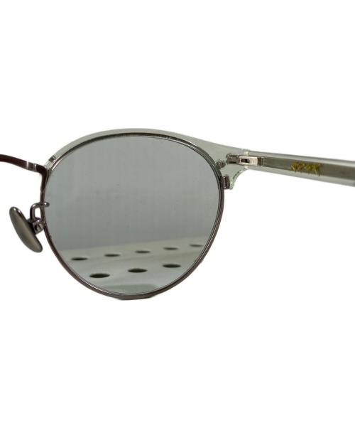 A.D.S.R.（エーディーエスアール）A.D.S.R. (エーディーエスアール) MUTE 05 伊達眼鏡 グリーン サイズ:OneSizeの古着・服飾アイテム