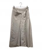 UNITED TOKYOユナイテッドトーキョー）の古着「プリーテッドカッティングスカート」｜アイボリー