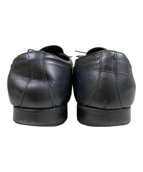 PRADA（プラダ）PRADA (プラダ) Saffiano Leather Shoes  ストレートチップシューズ ブラック サイズ:11の古着・服飾アイテム