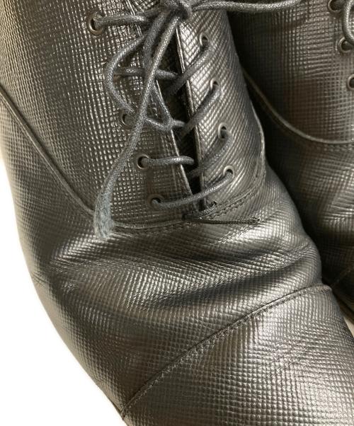 PRADA（プラダ）PRADA (プラダ) Saffiano Leather Shoes  ストレートチップシューズ ブラック サイズ:11の古着・服飾アイテム