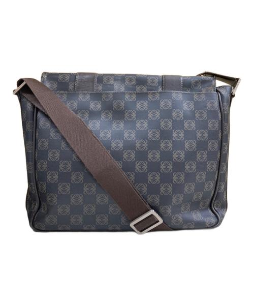 LOEWE（ロエベ）LOEWE (ロエベ) アナグラム メッセンジャーバッグ ブラウンの古着・服飾アイテム
