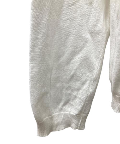 HEUGN（ユーゲン）HEUGN (ユーゲン) John ハイゲージコットンクルーネックニットカットソー ホワイト サイズ:4の古着・服飾アイテム