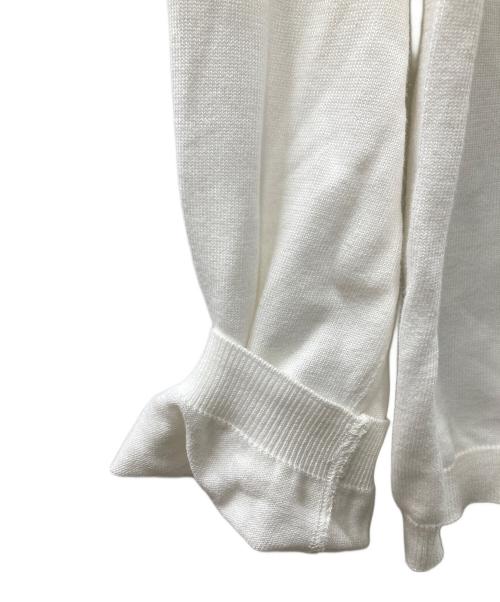 HEUGN（ユーゲン）HEUGN (ユーゲン) John ハイゲージコットンクルーネックニットカットソー ホワイト サイズ:4の古着・服飾アイテム