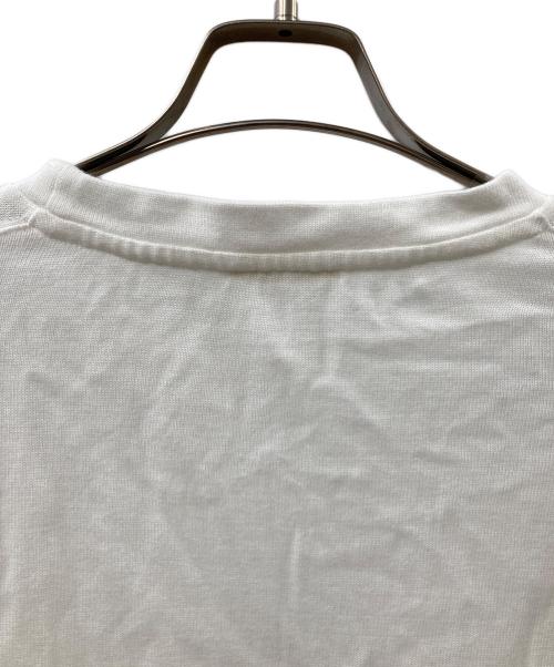 HEUGN（ユーゲン）HEUGN (ユーゲン) John ハイゲージコットンクルーネックニットカットソー ホワイト サイズ:4の古着・服飾アイテム