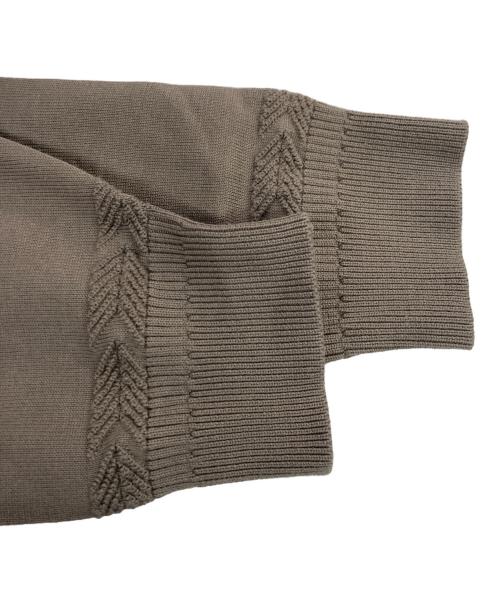 yashiki（ヤシキ）YASHIKI (ヤシキ) Hanaakari Collar Cardigan グレージュ サイズ:3 未使用品の古着・服飾アイテム