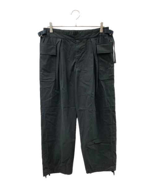 sayatomo（サヤトモ）sayatomo (サヤトモ) Mukabaki Cargo Pants ブラック サイズ:2 未使用品の古着・服飾アイテム