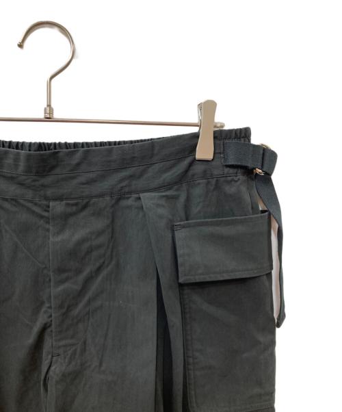 sayatomo（サヤトモ）sayatomo (サヤトモ) Mukabaki Cargo Pants ブラック サイズ:2 未使用品の古着・服飾アイテム