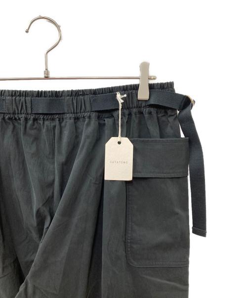 sayatomo（サヤトモ）sayatomo (サヤトモ) Mukabaki Cargo Pants ブラック サイズ:2 未使用品の古着・服飾アイテム