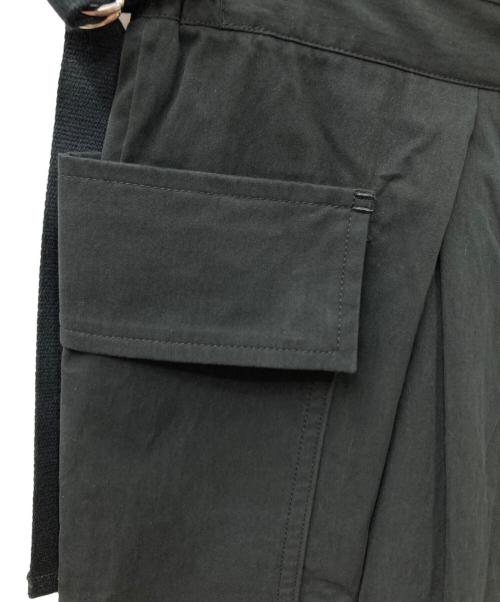 sayatomo（サヤトモ）sayatomo (サヤトモ) Mukabaki Cargo Pants ブラック サイズ:2 未使用品の古着・服飾アイテム