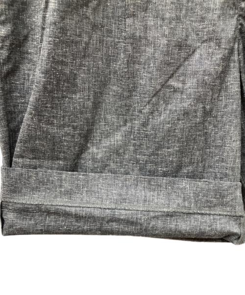 VICTIM&CO.（ヴィクティム）VICTIM&CO. (ヴィクティム) LINEN WIDE SHORTS グレー サイズ:3 未使用品の古着・服飾アイテム