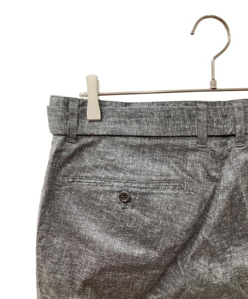 VICTIM&CO.（ヴィクティム）VICTIM&CO. (ヴィクティム) LINEN WIDE SHORTS グレー サイズ:3 未使用品の古着・服飾アイテム