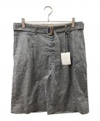 VICTIM&CO.ヴィクティム）の古着「LINEN WIDE SHORTS」｜グレー