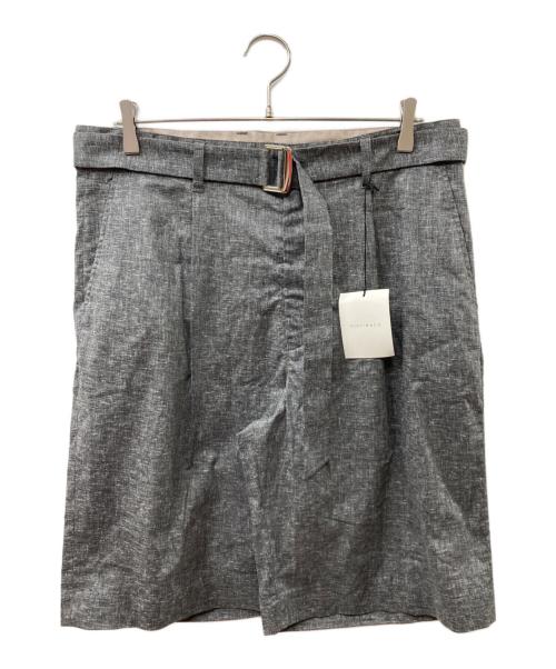 VICTIM&CO.（ヴィクティム）VICTIM&CO. (ヴィクティム) LINEN WIDE SHORTS グレー サイズ:3 未使用品の古着・服飾アイテム