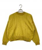 yashikiヤシキ）の古着「Hanadoki Knit」｜イエロー