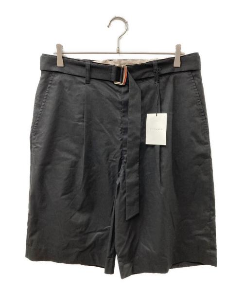 VICTIM&CO.（ヴィクティム）VICTIM&CO. (ヴィクティム) LINEN WIDE SHORTS ブラック サイズ:3 未使用品の古着・服飾アイテム