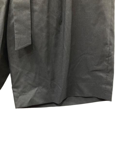 VICTIM&CO.（ヴィクティム）VICTIM&CO. (ヴィクティム) LINEN WIDE SHORTS ブラック サイズ:3 未使用品の古着・服飾アイテム