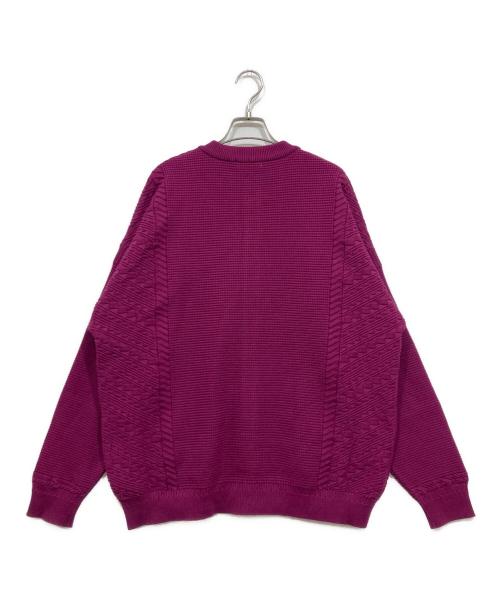 yashiki（ヤシキ）yashiki (ヤシキ) Shigure Cardigan パープル サイズ:2の古着・服飾アイテム