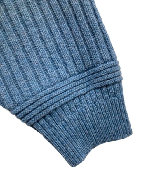 yashiki（ヤシキ）yashiki (ヤシキ) Tofu Knit ブルーの古着・服飾アイテム