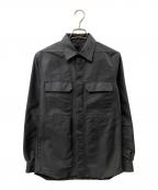 RICK OWENSリックオウエンス）の古着「18SS Blu Dirt Shirt シャツジャケット」｜ブラック