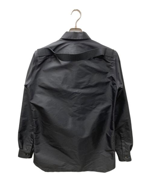 RICK OWENS（リックオウエンス）RICK OWENS (リックオウエンス) 18SS Blu Dirt Shirt シャツジャケット ブラック サイズ:38の古着・服飾アイテム