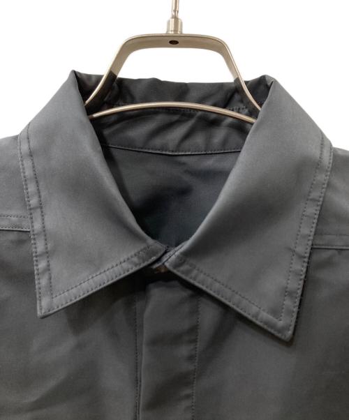 RICK OWENS（リックオウエンス）RICK OWENS (リックオウエンス) 18SS Blu Dirt Shirt シャツジャケット ブラック サイズ:38の古着・服飾アイテム