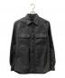 RICK OWENS（リックオウエンス）の古着「18SS Blu Dirt Shirt シャツジャケット」｜ブラック