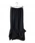 ENFOLD (エンフォルド) TACK DRAPE-HEME SKIRT ロングスカート ブラック サイズ:36：9000円