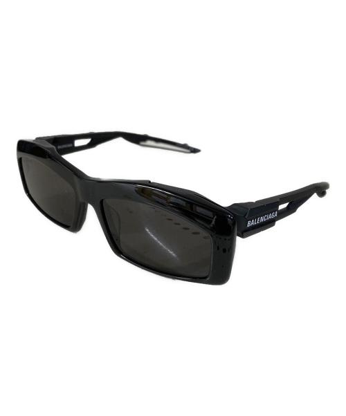 BALENCIAGA（バレンシアガ）BALENCIAGA (バレンシアガ) TripleS rectangular sunglasses サングラス ブラック サイズ:57□17-135の古着・服飾アイテム