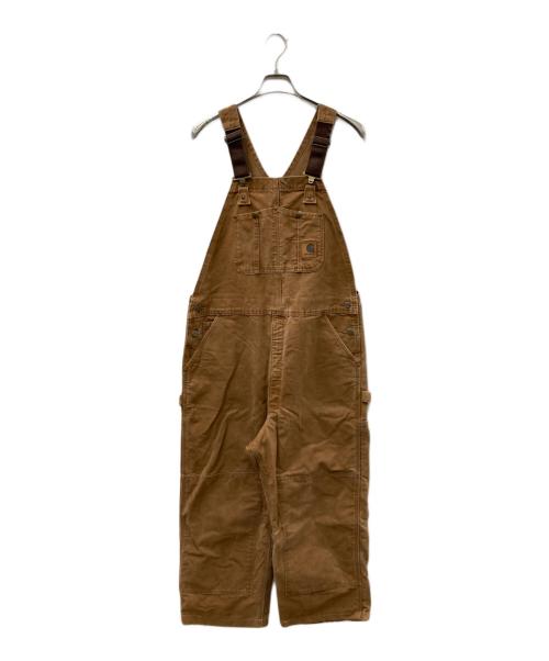CarHartt（カーハート）CarHartt (カーハート) DUCK DOUBLE KNEE OVERALL ブラウン サイズ:38×32の古着・服飾アイテム