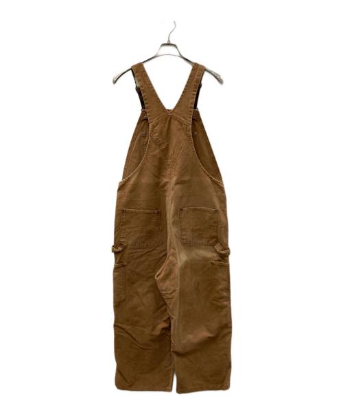 CarHartt（カーハート）CarHartt (カーハート) DUCK DOUBLE KNEE OVERALL ブラウン サイズ:38×32の古着・服飾アイテム
