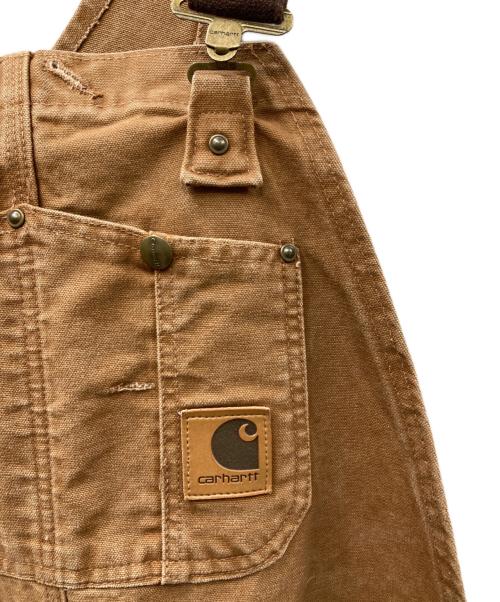 CarHartt（カーハート）CarHartt (カーハート) DUCK DOUBLE KNEE OVERALL ブラウン サイズ:38×32の古着・服飾アイテム