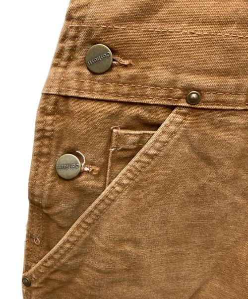 CarHartt（カーハート）CarHartt (カーハート) DUCK DOUBLE KNEE OVERALL ブラウン サイズ:38×32の古着・服飾アイテム