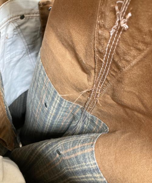 CarHartt（カーハート）CarHartt (カーハート) DUCK DOUBLE KNEE OVERALL ブラウン サイズ:38×32の古着・服飾アイテム