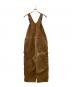 CarHartt (カーハート) DUCK DOUBLE KNEE OVERALL ブラウン サイズ:38×32：10000円